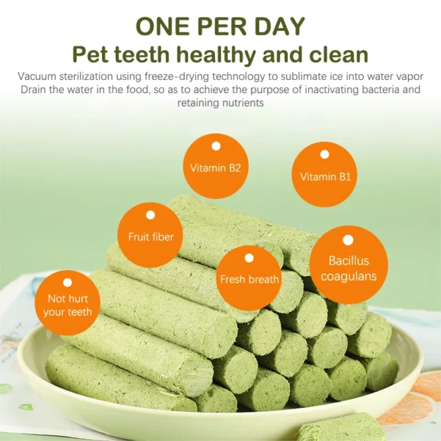 6Pieces Cat Grass Teeth Grinding Stick Pet Snacks Hairball Removal Mild Hair Row Ready To Eat Cat Baby Cat Teeth Cleaning Sticks - Image 4