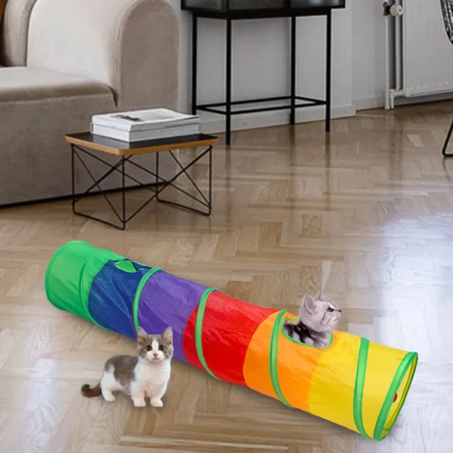 Cat Tunnel Tube Foldable Cat Toys Kitty Training Interactive Fun Toy Tunnel Bored for Puppy Kitten Pet Supplies Cat Accessorie - Image 3