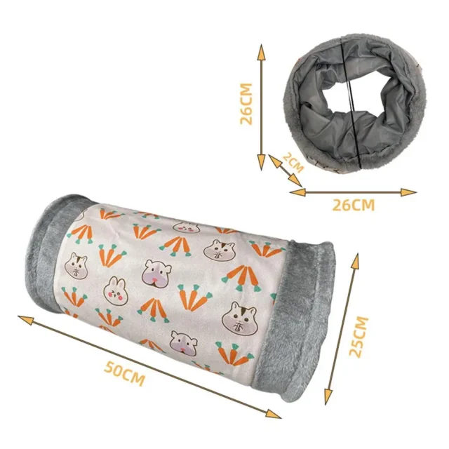 Guinea-Pig Rabbit Tunnel-Tube Toys Bunny Hamster Hideout Small Animal Activity Tunnels Hideaway Accessoies Pet Products - Image 2