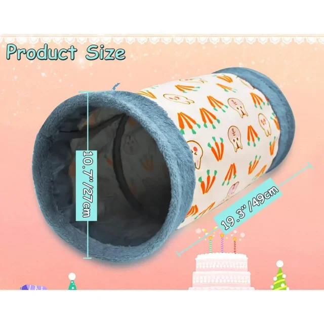 Guinea-Pig Rabbit Tunnel-Tube Toys Bunny Hamster Hideout Small Animal Activity Tunnels Hideaway Accessoies Pet Products - Image 6