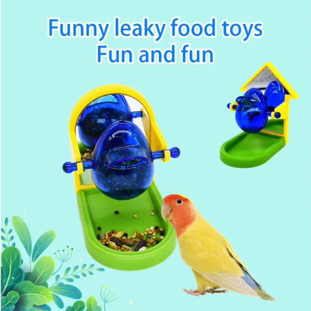 SWEETHOME ABS Pet Bird Toys Foraging Development Intelligence Fun Training Leaking Food Props Bird Toys