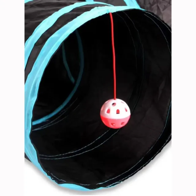 Wear-resistant Cat Play Tunnel Foldable Pet Animal Tunnels with Crinkle Playing Toy for Cats Guinea Pig Rabbits Funny Cat Supply - Image 6